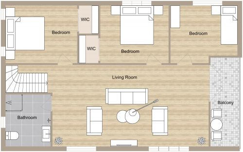 1700 sq ft House Plan