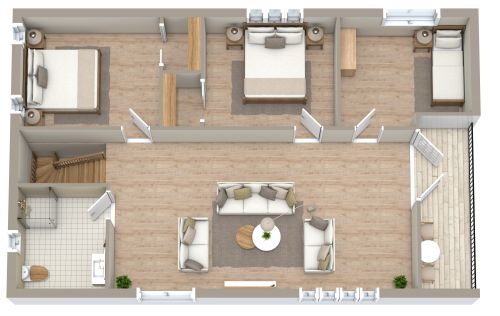 1700 sq ft House Plan