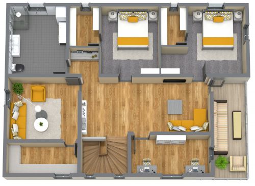 2400 sq ft House Plan