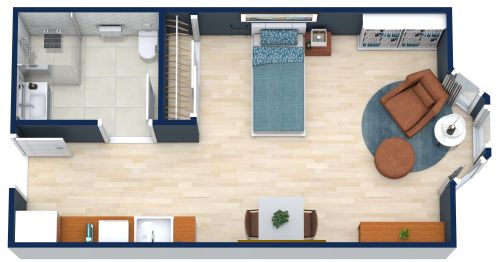 Assisted Living Room Floor Plan