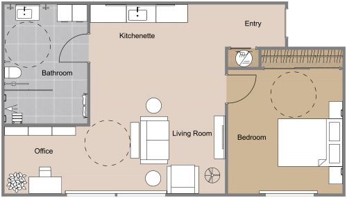 Luxury Assisted Living Floor Plan
