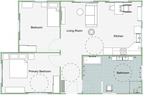 Handicap Accessible Apartment Floor Plan