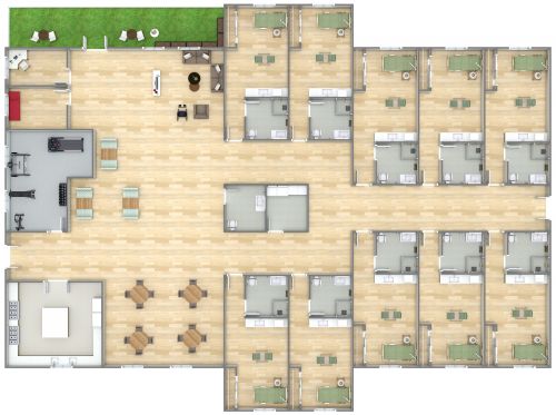 Senior Assisted Living Floor Plan