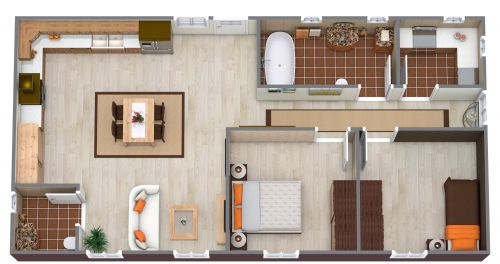 Floor Plan for Retirees