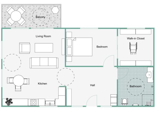 ADA Apartment Floor Plan
