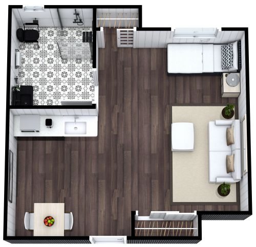 Assisted Living Bedroom Floor Plan