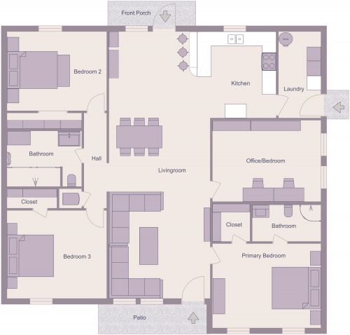 1700 Square Foot House Plan