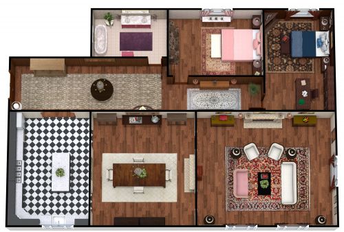 Luxury Floor Plan for a Retirement Couple