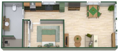 Small Retirement Home Floor Plan
