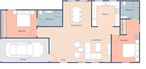 Floor Plan for Retirement Living