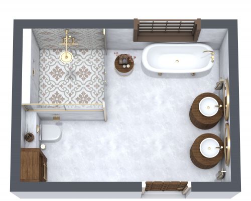 White Marble Bathroom