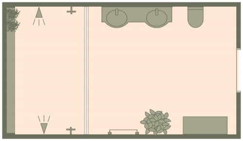 Black and White Modern Bathroom