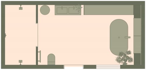 Modern Mediterranean-Style Bathroom Idea