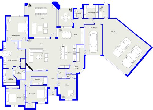 3000 sq ft House Plan