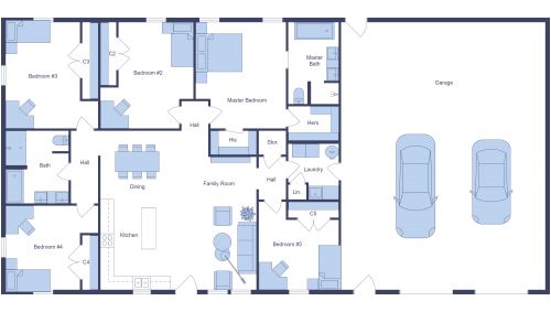 Penny Barndominium House Plan