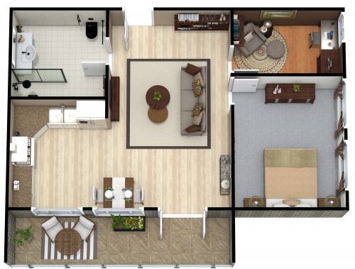 Senior Living Floor Plan