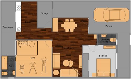 30x50 Floor Plan
