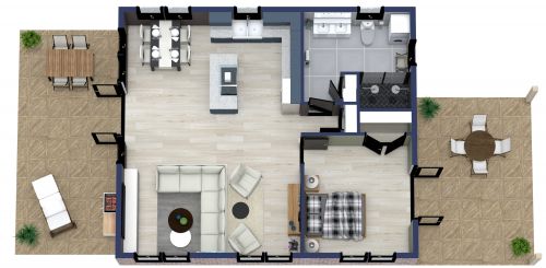 750 sq ft House Plan