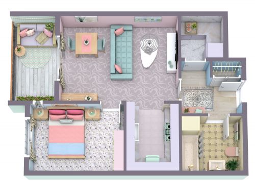 Cutecore Apartment Floor Plan
