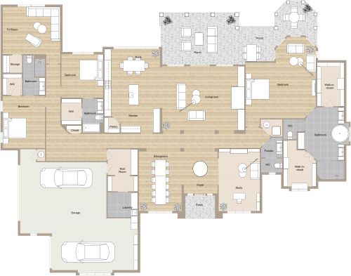 4000 sq ft House Plan