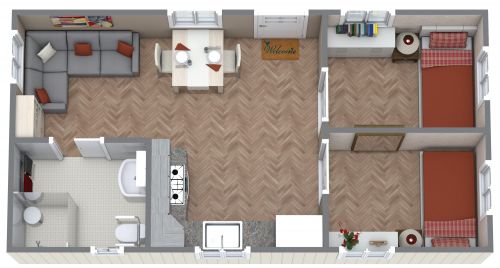 Tiny House Floor Plan for Seniors