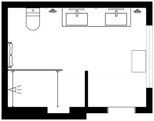 Big Bathroom Floor Plan