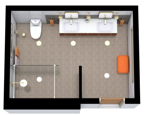 Big Bathroom Floor Plan
