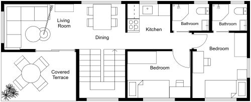 2 Story Container Home for Students