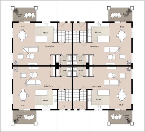 Multi-Family Home Floor Plan