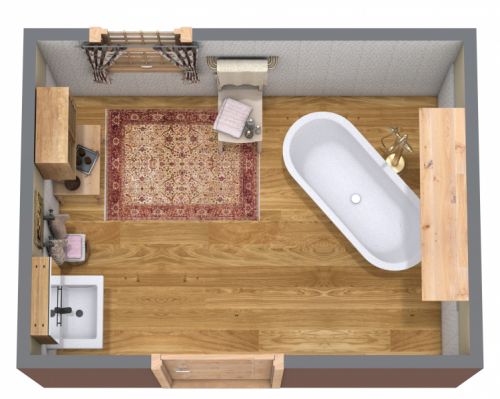 Rustic Bathroom Design