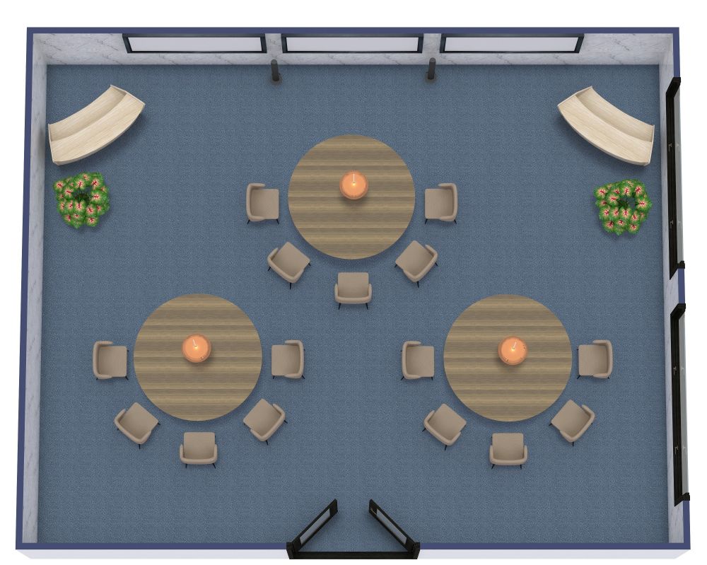 Conference Room 3D Layout Examples