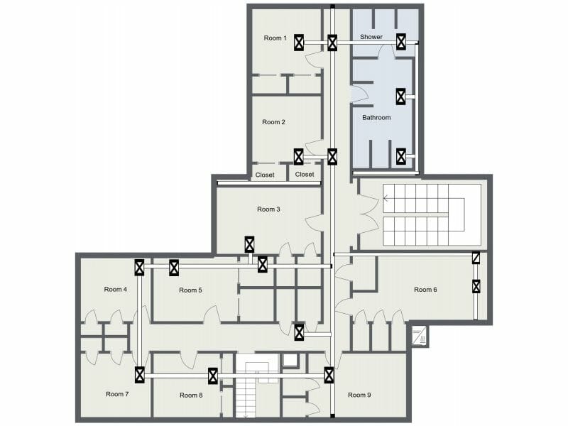 HVAC plan for office.