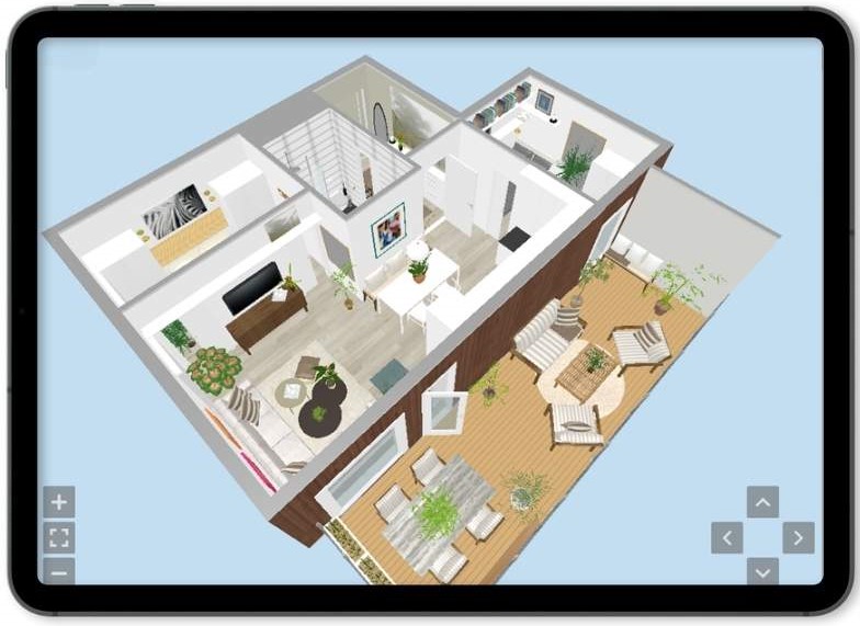 live 3d feature shown on ipad