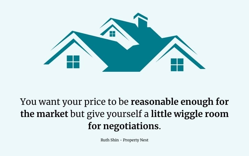 Quote for setting a price on your real estate listing