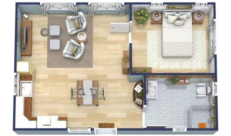 small apartment for seniors