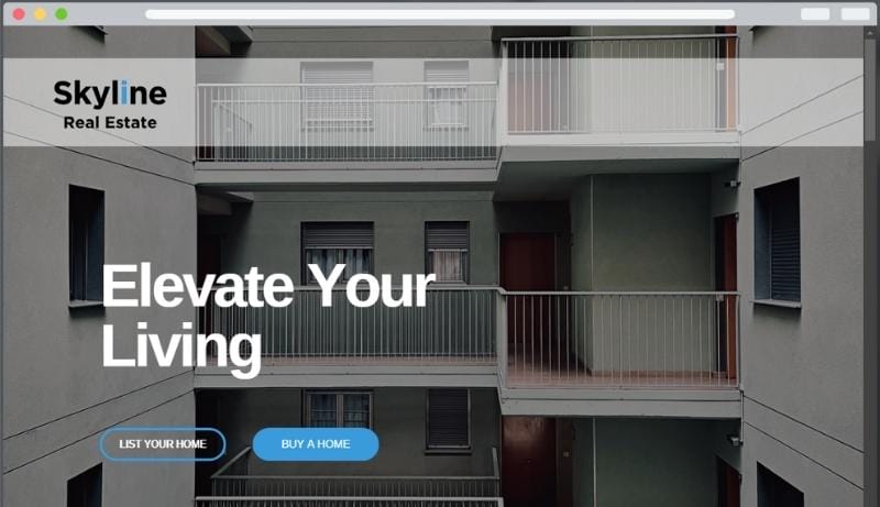 Skyline Real Estate Website