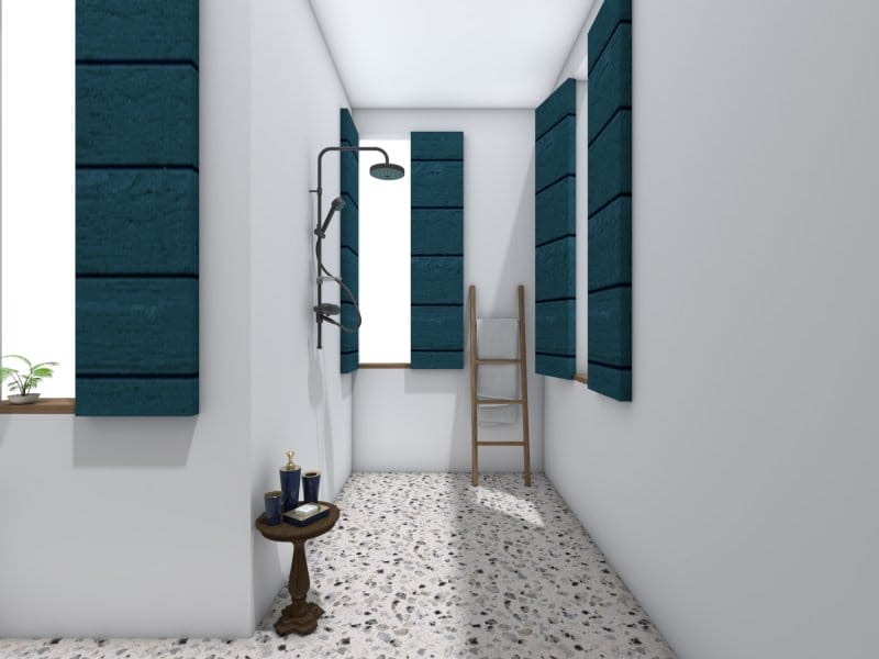 Southwestern bathroom design