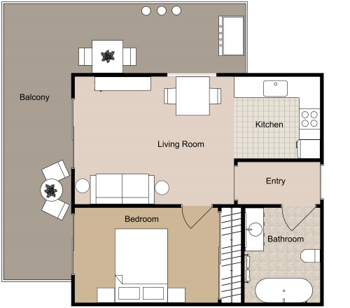 Retirement Apartment Floor Plan