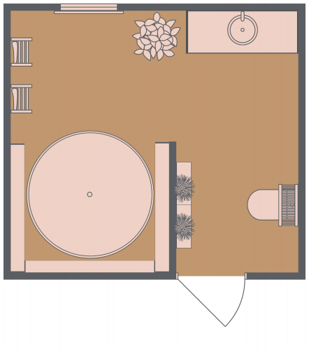 Rustic Bathroom Design Idea